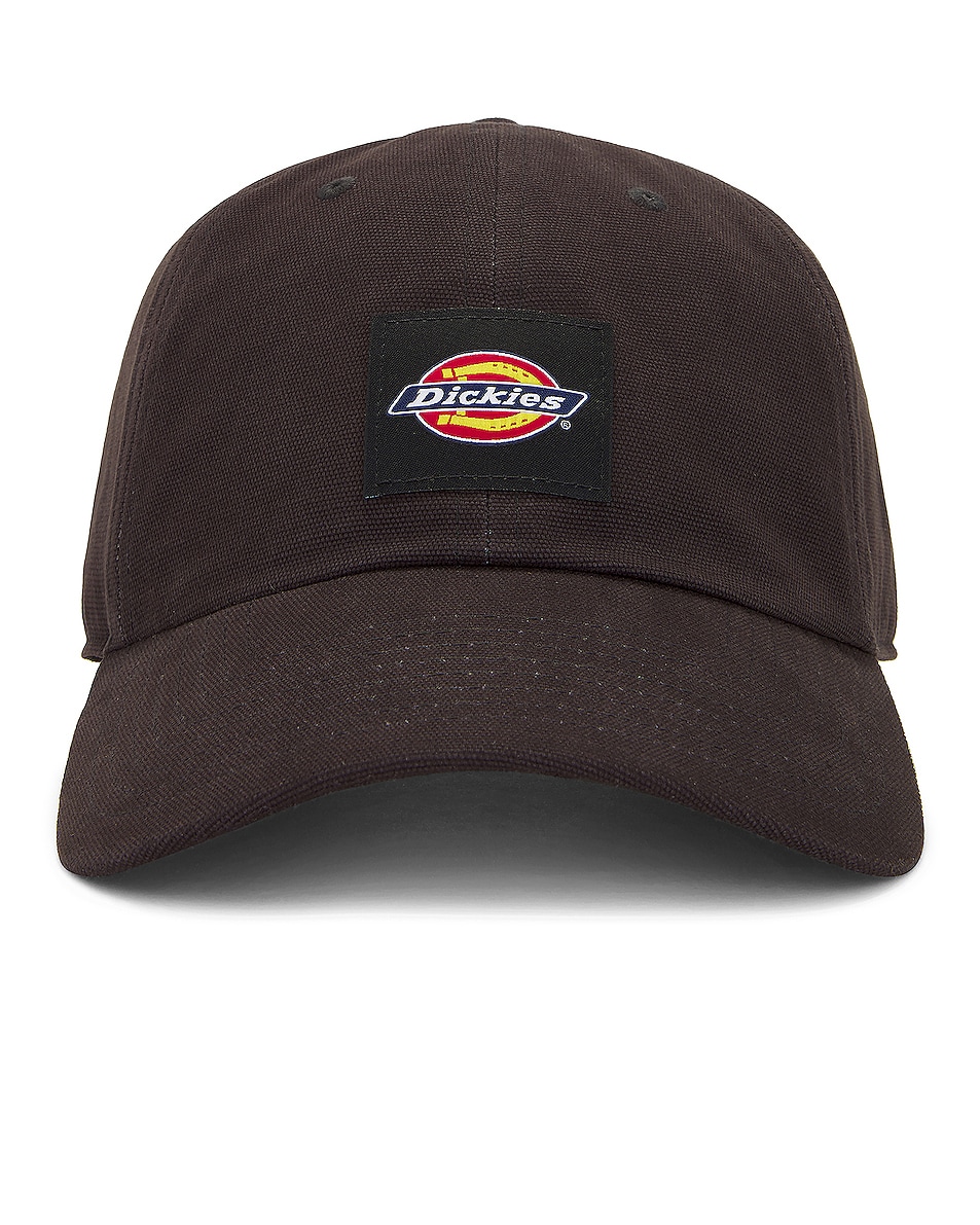 Image 1 of Dickies Washed Canvas Cap in Black