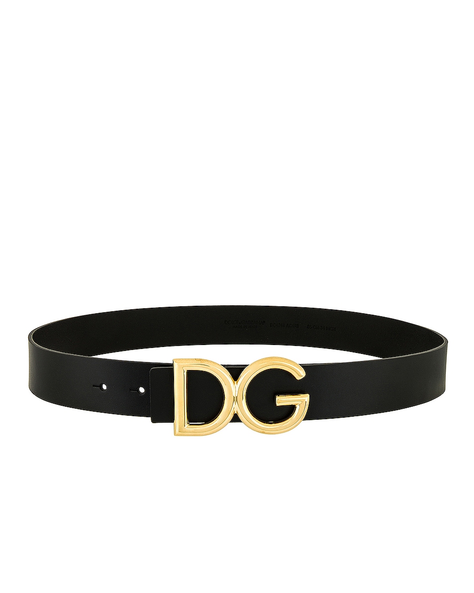Image 1 of Dolce & Gabbana Belt in Black & Gold