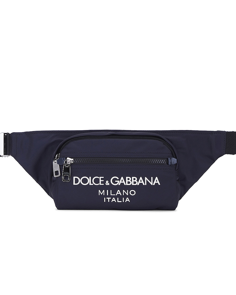 Image 1 of Dolce & Gabbana Nylon Bag in Blue & Navy