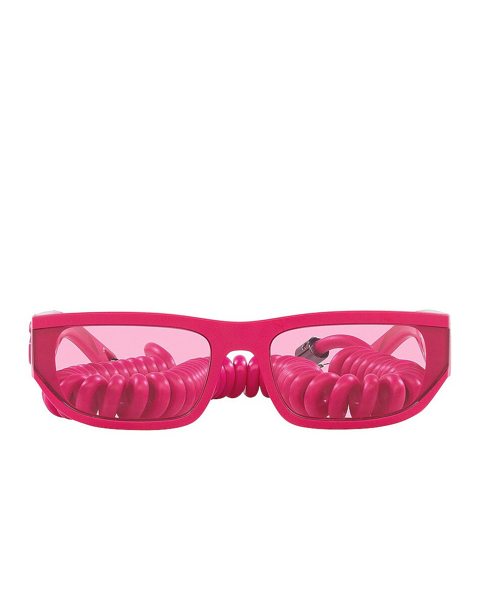 Image 1 of Dolce & Gabbana Rubber Sunglasses in Pink