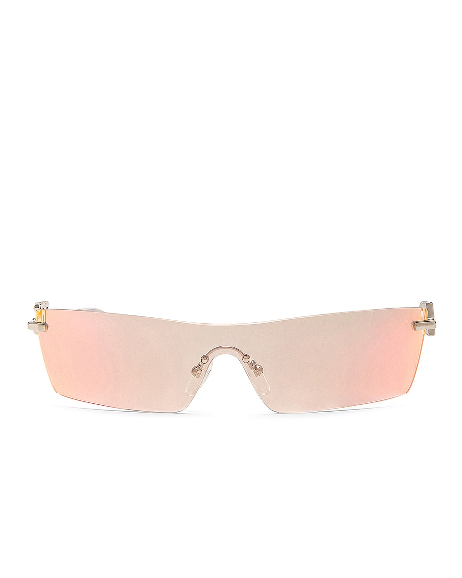 Image 1 of Dolce & Gabbana Rectangular Sunglasses in Silver