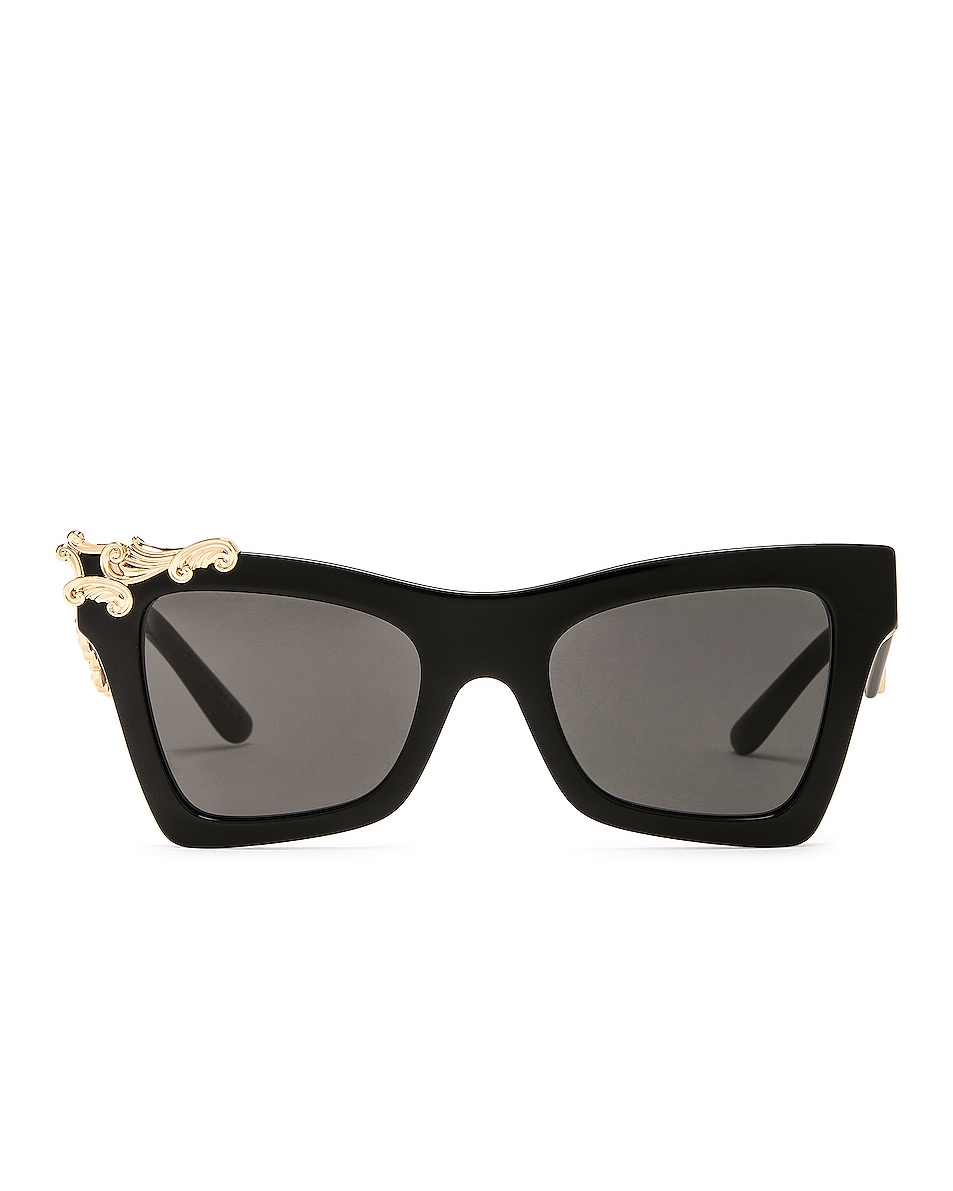 Dolce & Gabbana Square Sunglasses in Black | FWRD