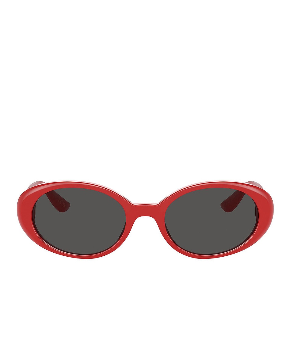 Image 1 of Dolce & Gabbana Circular Sunglasses in Red