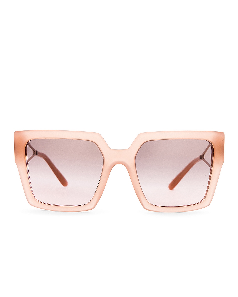 Image 1 of Dolce & Gabbana Square Sunglasses in Opal Rose