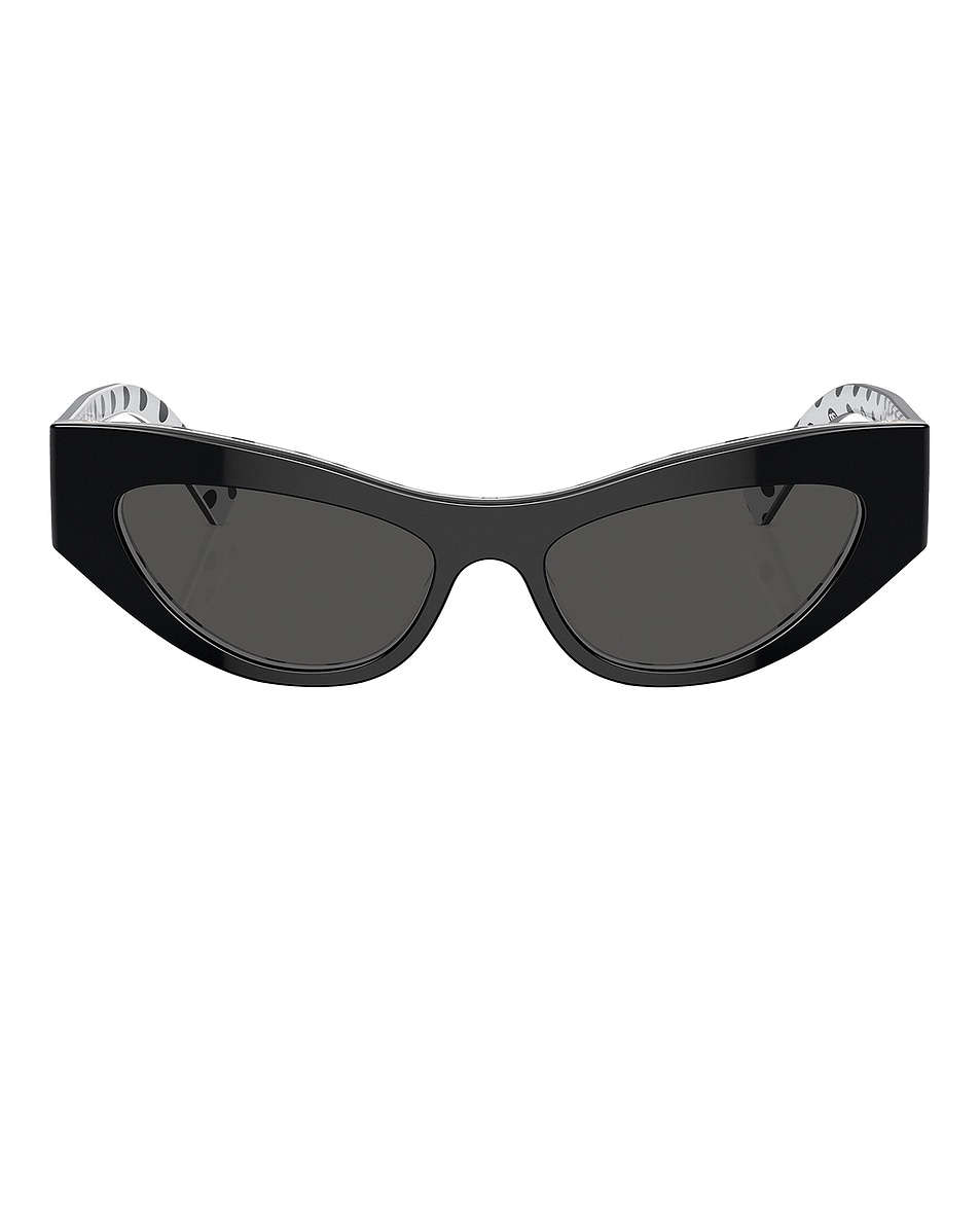 Image 1 of Dolce & Gabbana Cat Eye Sunglasses in Black