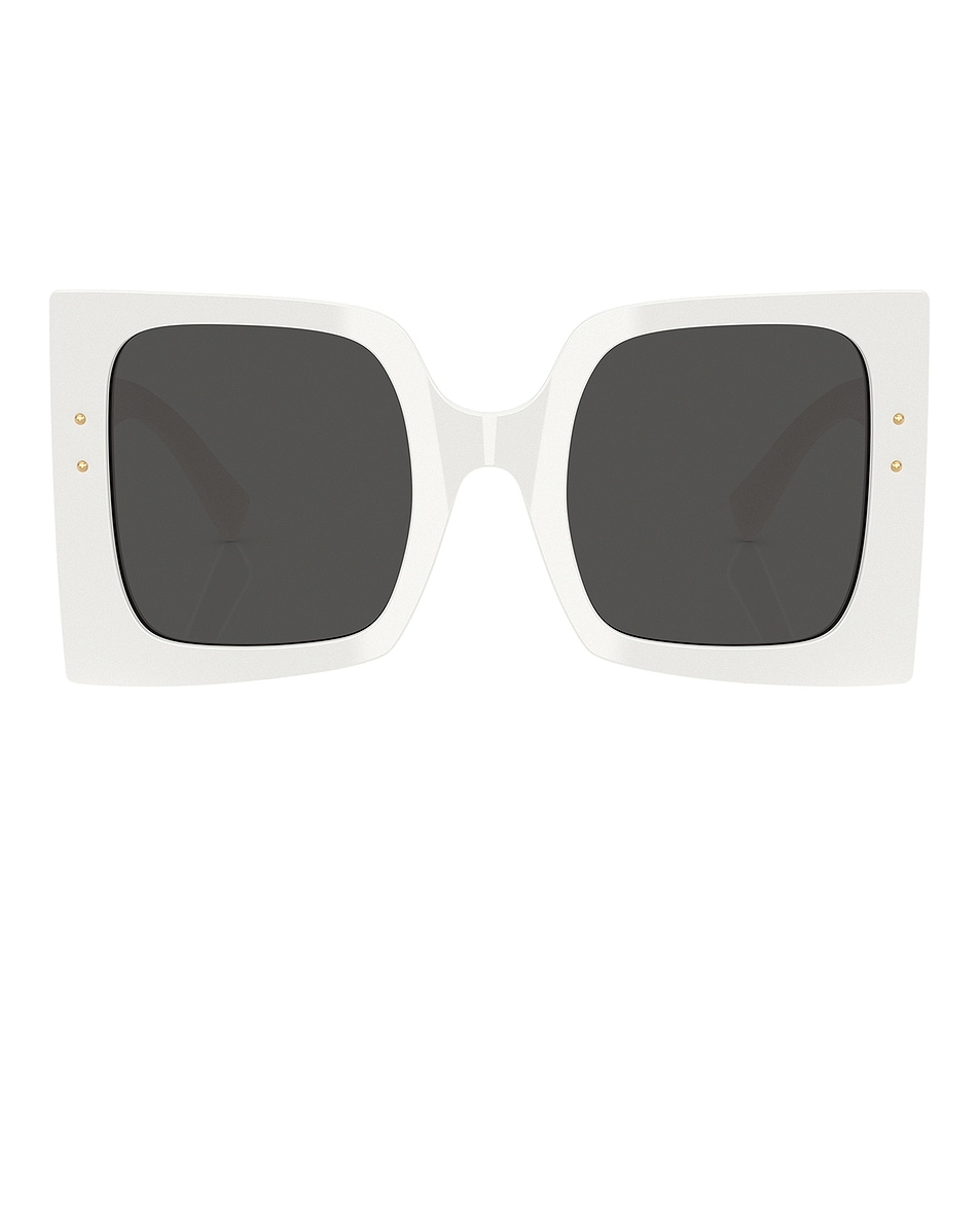 Image 1 of Dolce & Gabbana Square Sunglasses in White