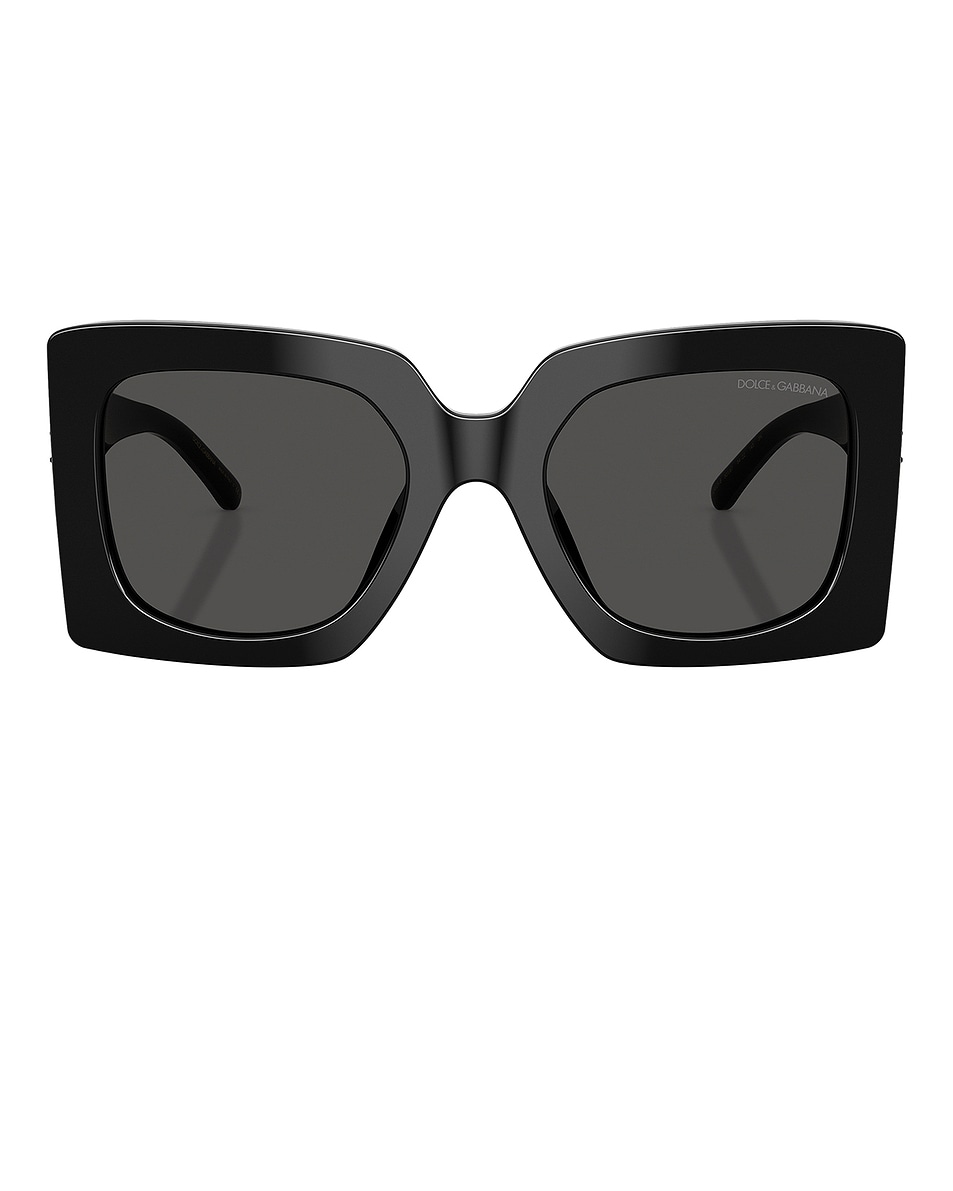 Image 1 of Dolce & Gabbana Square Sunglasses in Black