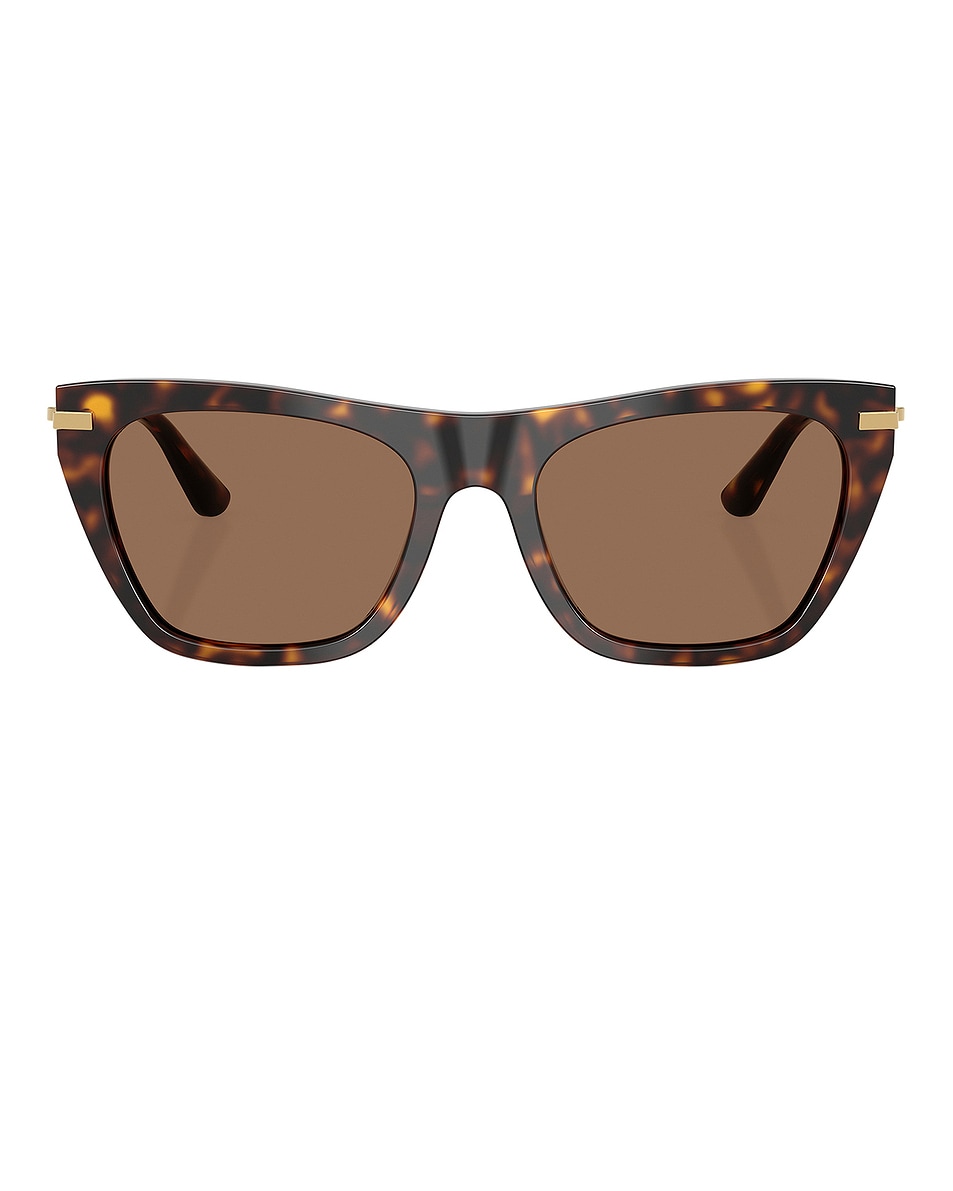Image 1 of Dolce & Gabbana Cat Eye Sunglasses in Havana
