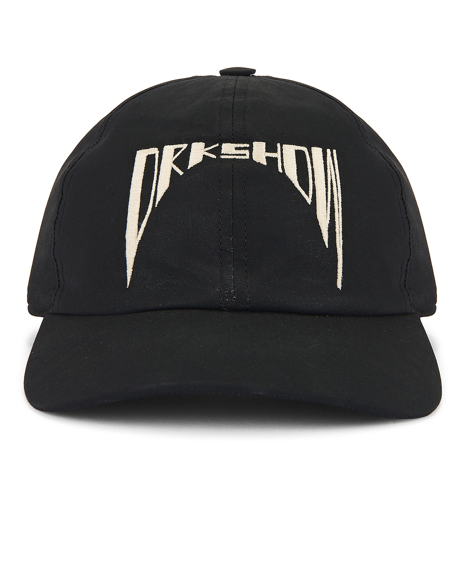 Image 1 of DRKSHDW by Rick Owens Baseball Cap in Black & Pearl