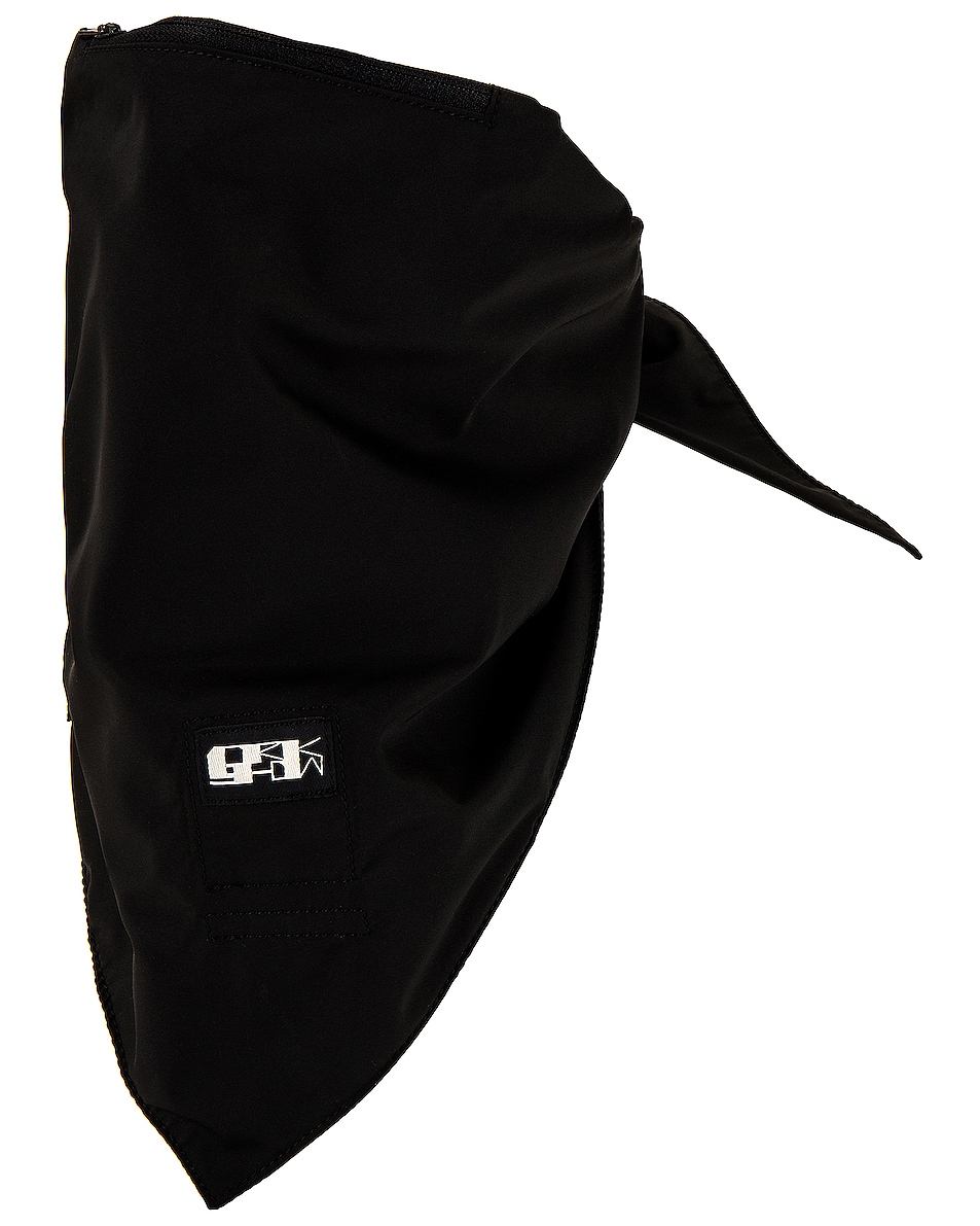 Image 1 of DRKSHDW by Rick Owens Bandana Pouch in Black