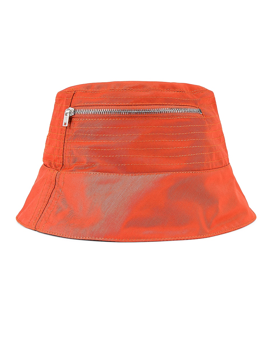 Image 1 of DRKSHDW by Rick Owens Pocket Gilligan Hat in Orange