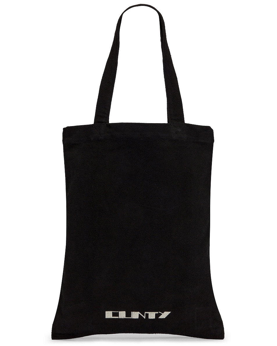 Image 1 of DRKSHDW by Rick Owens Shopper in Black & Pearl
