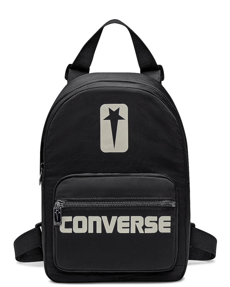 Image 1 of DRKSHDW by Rick Owens x Converse Go Lo Backpack in Black