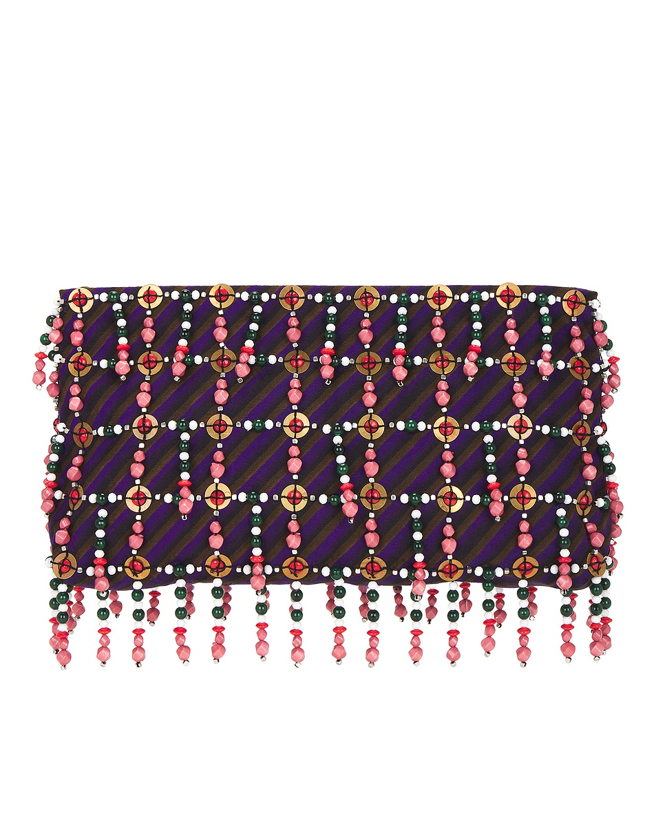 Image 1 of Dries Van Noten Pouch Bag in Purple