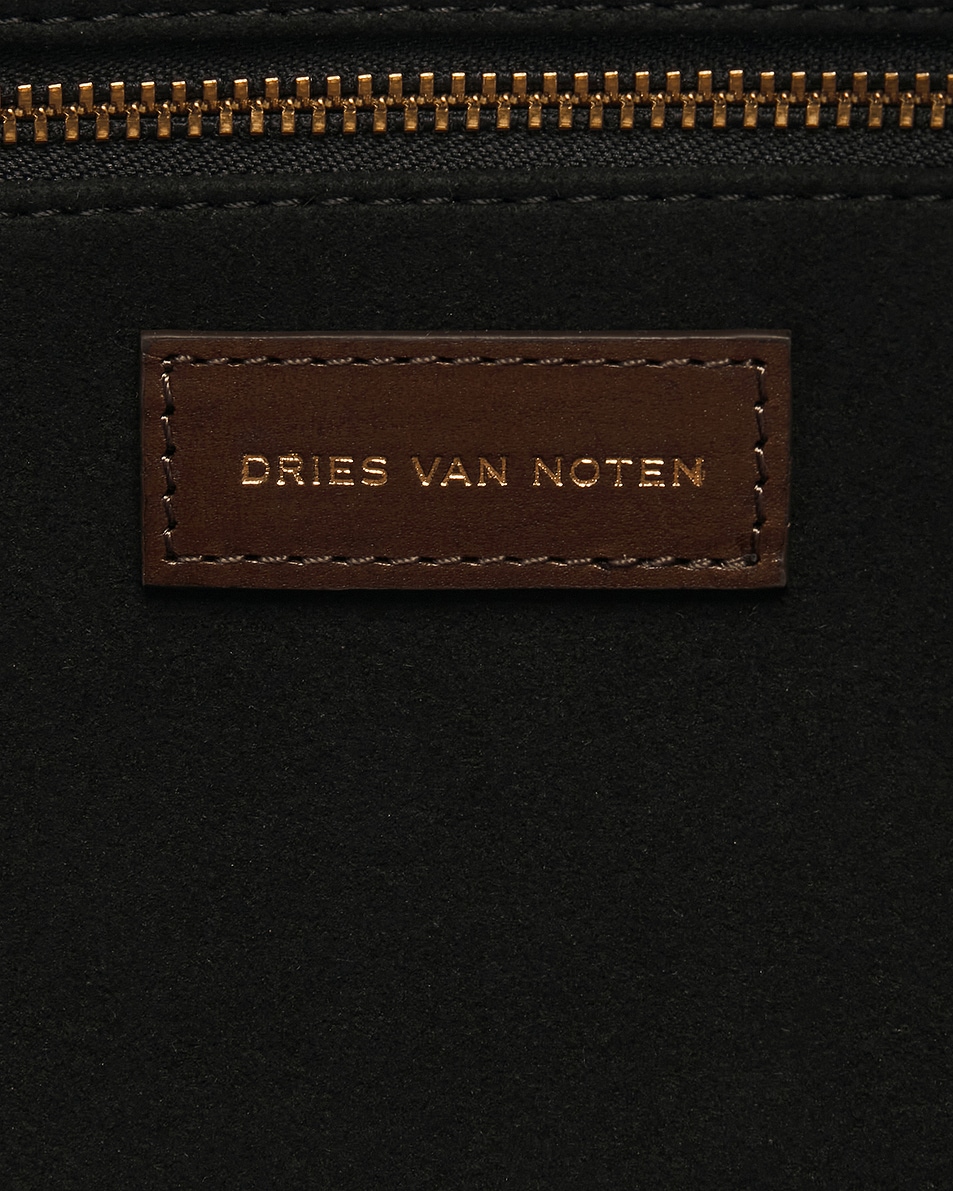 Dries Van Noten Medium East West With Strap Zip Tote Bag