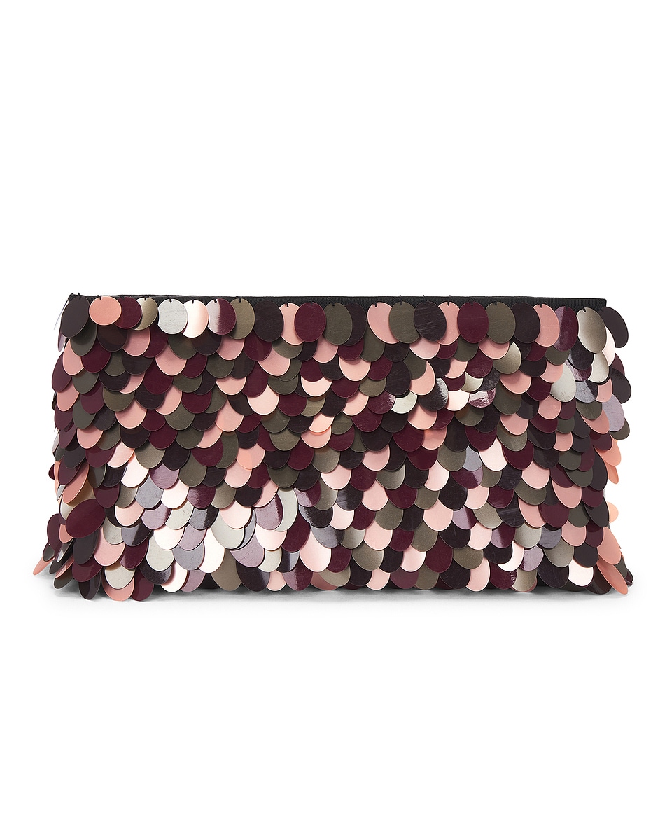 Image 1 of Dries Van Noten Pouch Bag in Burgundy