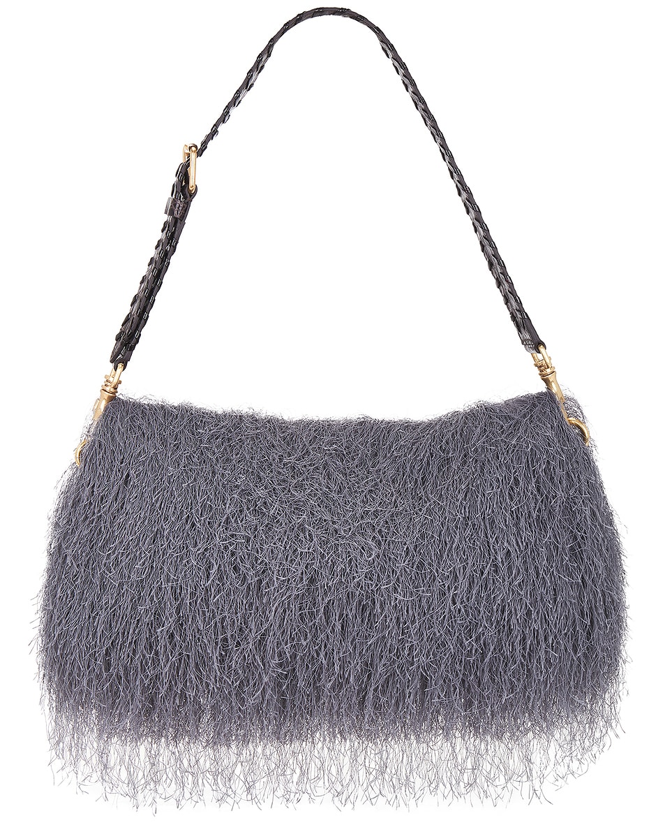 Image 1 of Dries Van Noten Envelope Bag in Dark Grey