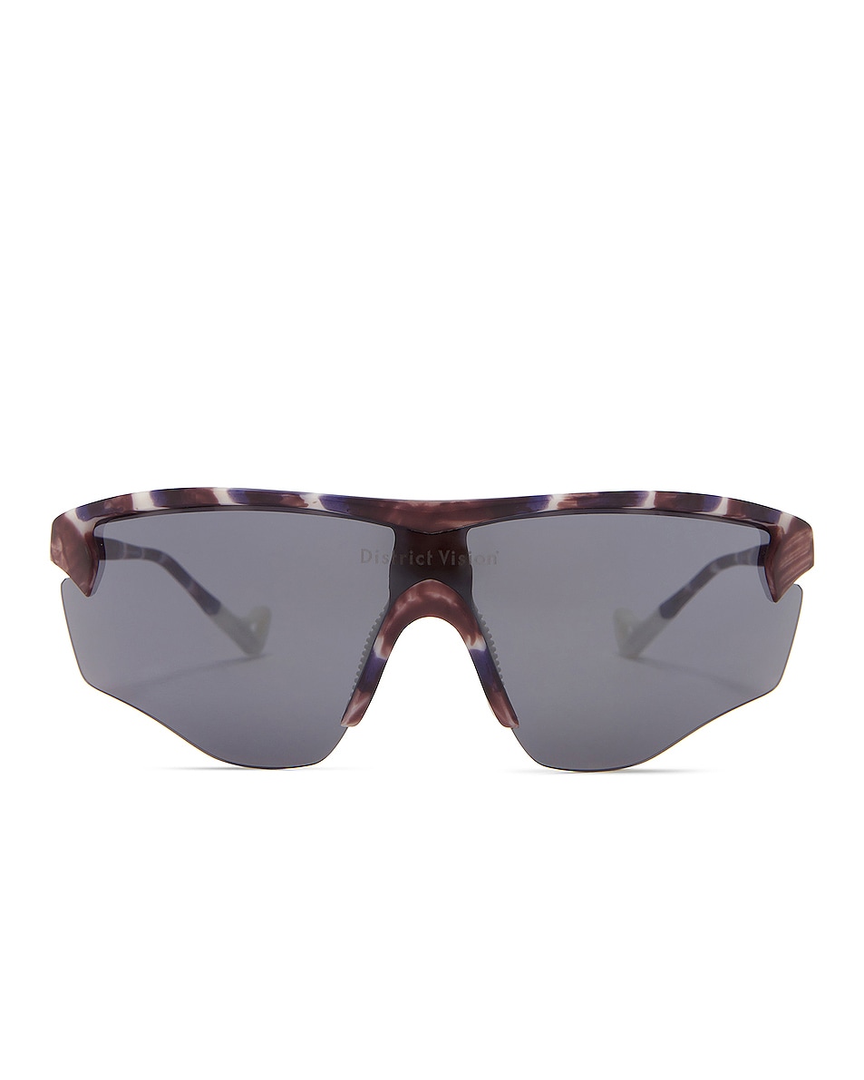 Image 1 of District Vision Junya Racer Sunglasses in Mosaic And D Onyx Mirror