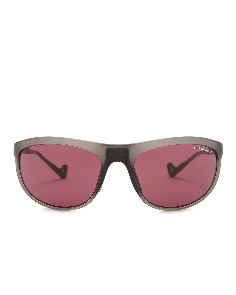 Image 1 of District Vision Takeyoshi Altitude Master Sunglasses in Gray & D+ Black Rose