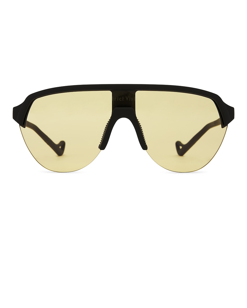 Image 1 of District Vision Nagata Speed Blade Sunglasses in Black & D+ Sports Yellow