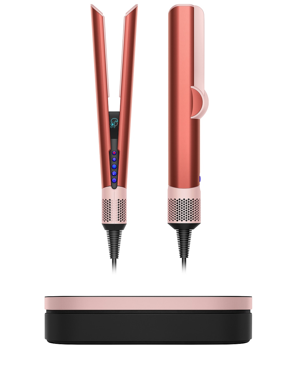 Image 1 of Dyson Special Edition Airstrait Straightener in Strawberry Bronze & Blush Pink