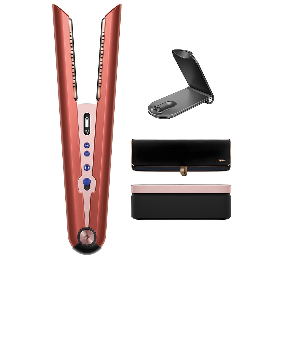 Image 1 of Dyson Special Edition Corrale Styler Straightener in Strawberry Bronze & Blush Pink