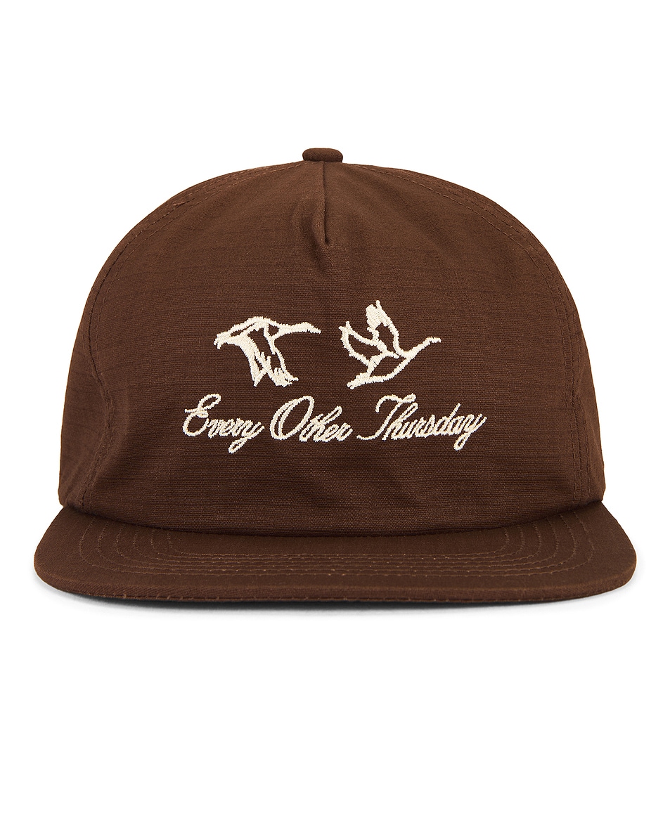 Image 1 of Every Other Thursday Ripstop Geese Logo Snapback in Brown