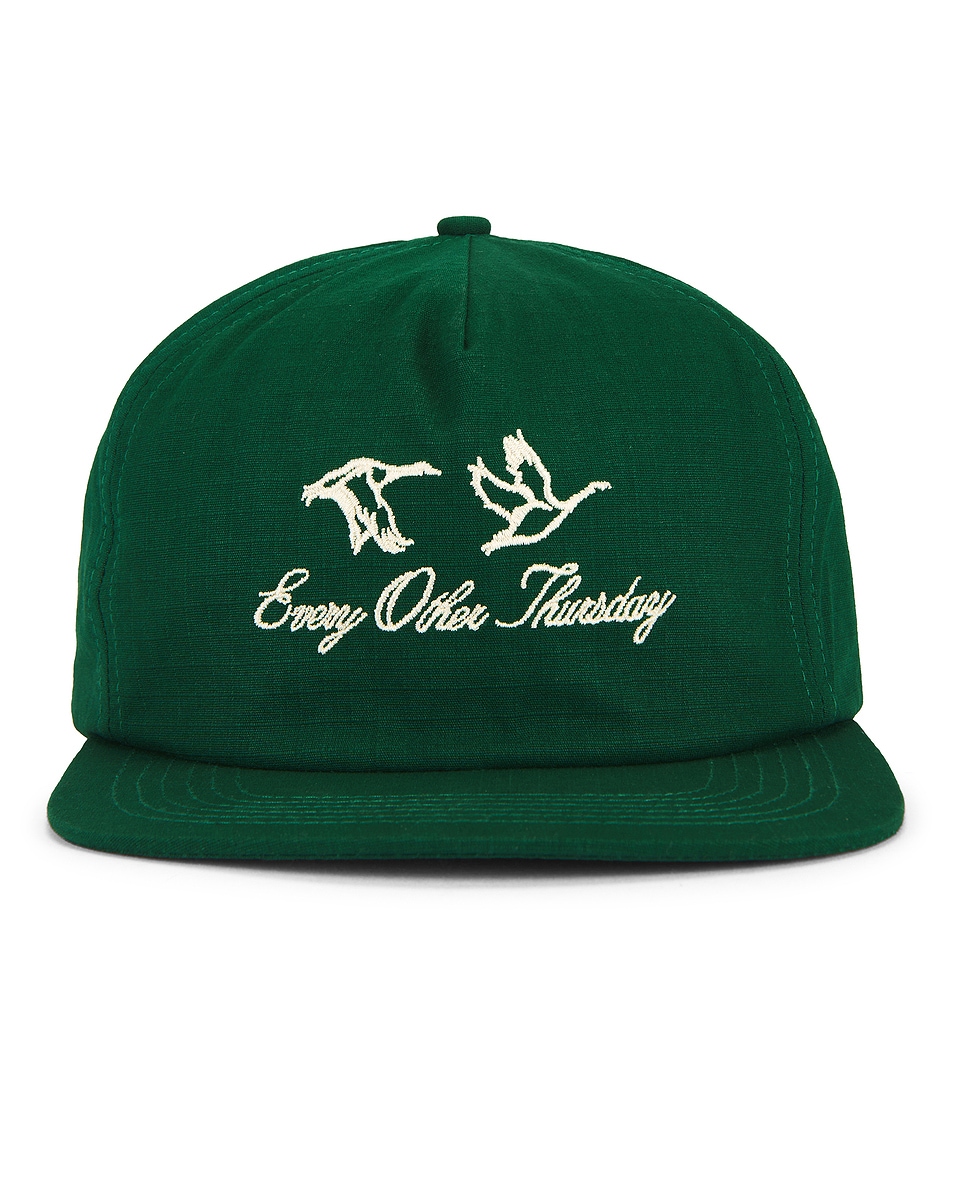 Image 1 of Every Other Thursday Ripstop Geese Logo Snapback in Signature Green