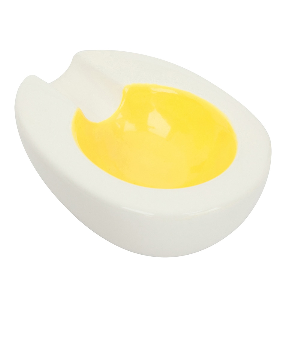 Image 1 of Edie Parker Egg Ashtray in White