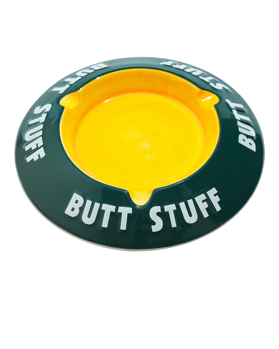 Image 1 of Edie Parker Cheeky Ashtray in Green