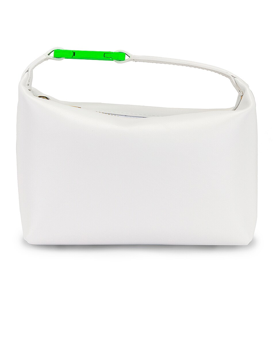 Image 1 of EERA Leather Moon Bag in White