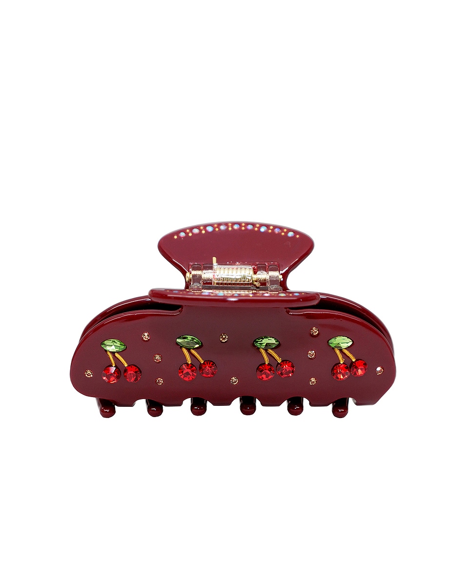 Image 1 of Emi Jay Sweetheart Clip in Bordeaux Cherry Pie