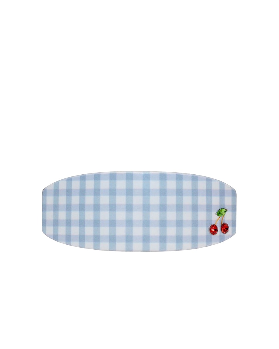 Image 1 of Emi Jay Ponytail Barrette in Blue Cherry Picnic