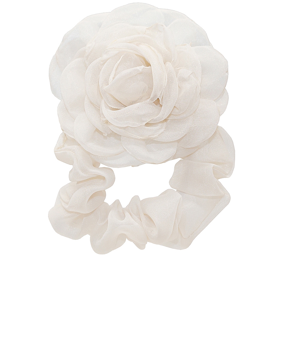 Image 1 of Emi Jay Camellia Scrunchie in Oyster