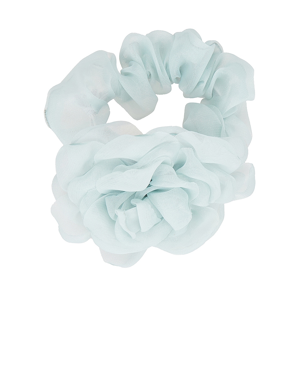 Image 1 of Emi Jay Camellia Scrunchie in Pale Blue