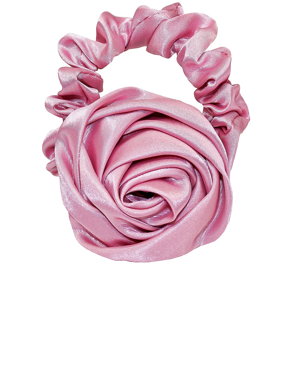 Image 1 of Emi Jay Rosette Scrunchie in Candy Pink