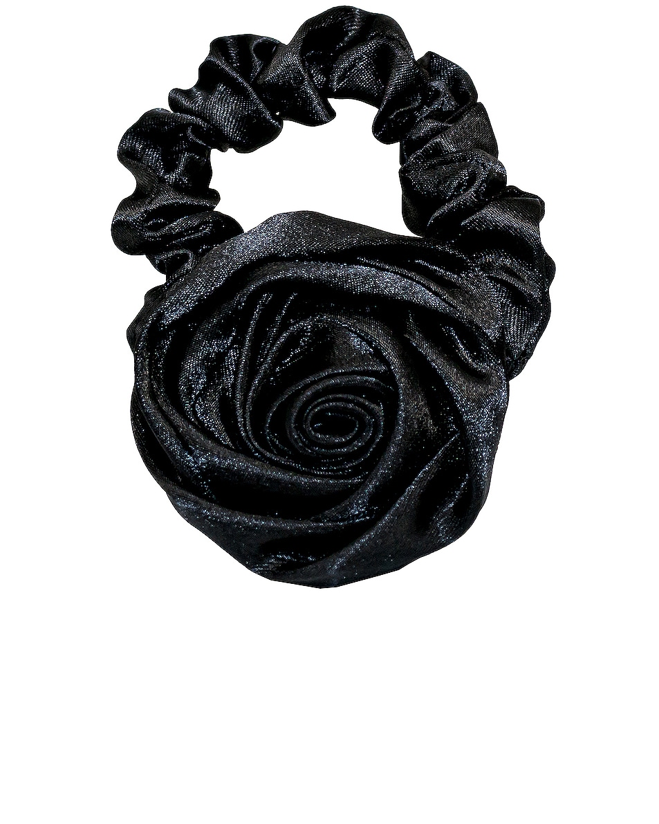 Image 1 of Emi Jay Rosette Scrunchie in Noir