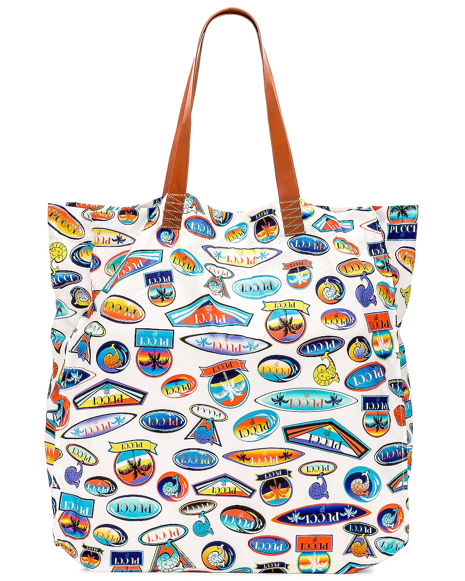 Image 1 of Emilio Pucci Tote Bag in Multicolor