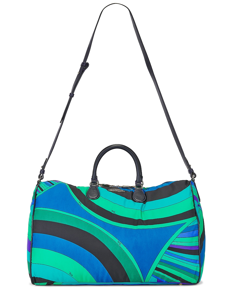 Image 1 of Emilio Pucci Keepall Bag in SMERALDO