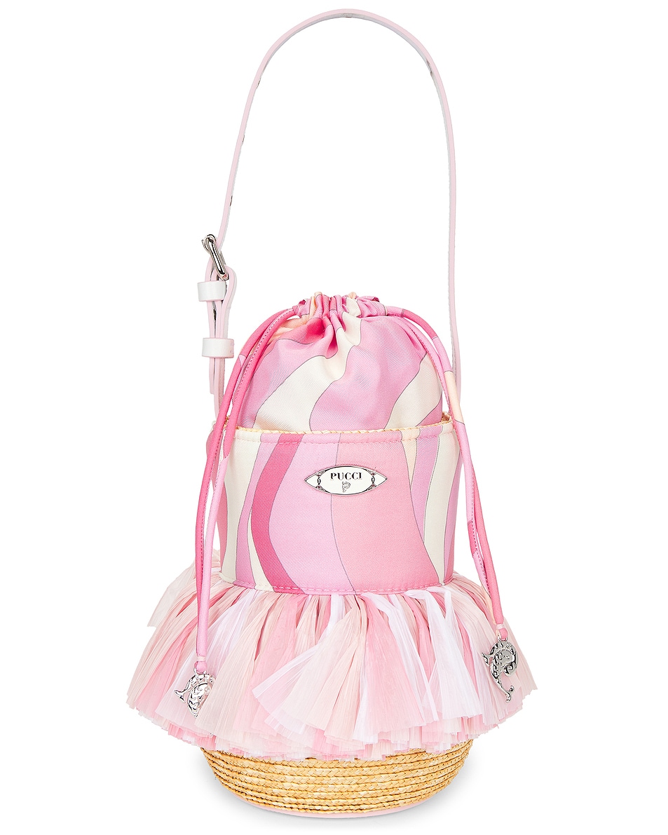 Image 1 of Emilio Pucci Shoulder Bag in Naturale & Rosa