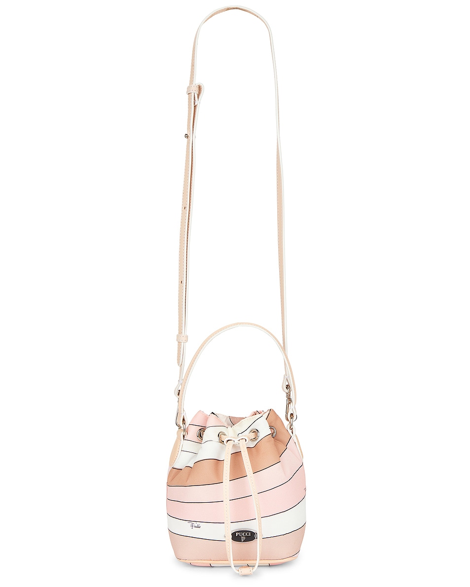 Image 1 of Emilio Pucci Bucket Bag in NUDE