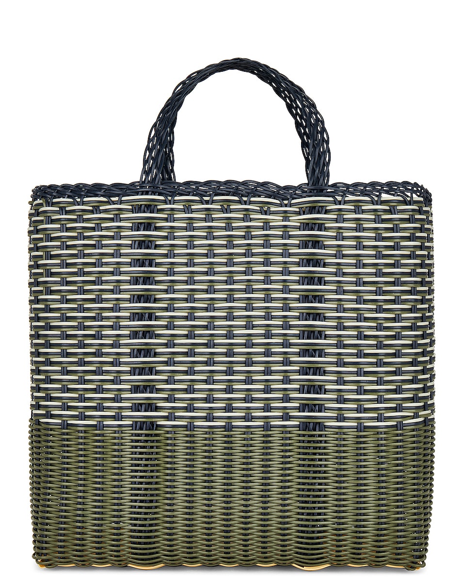 Image 1 of ERES Panier Tote Bag in Olive Noire