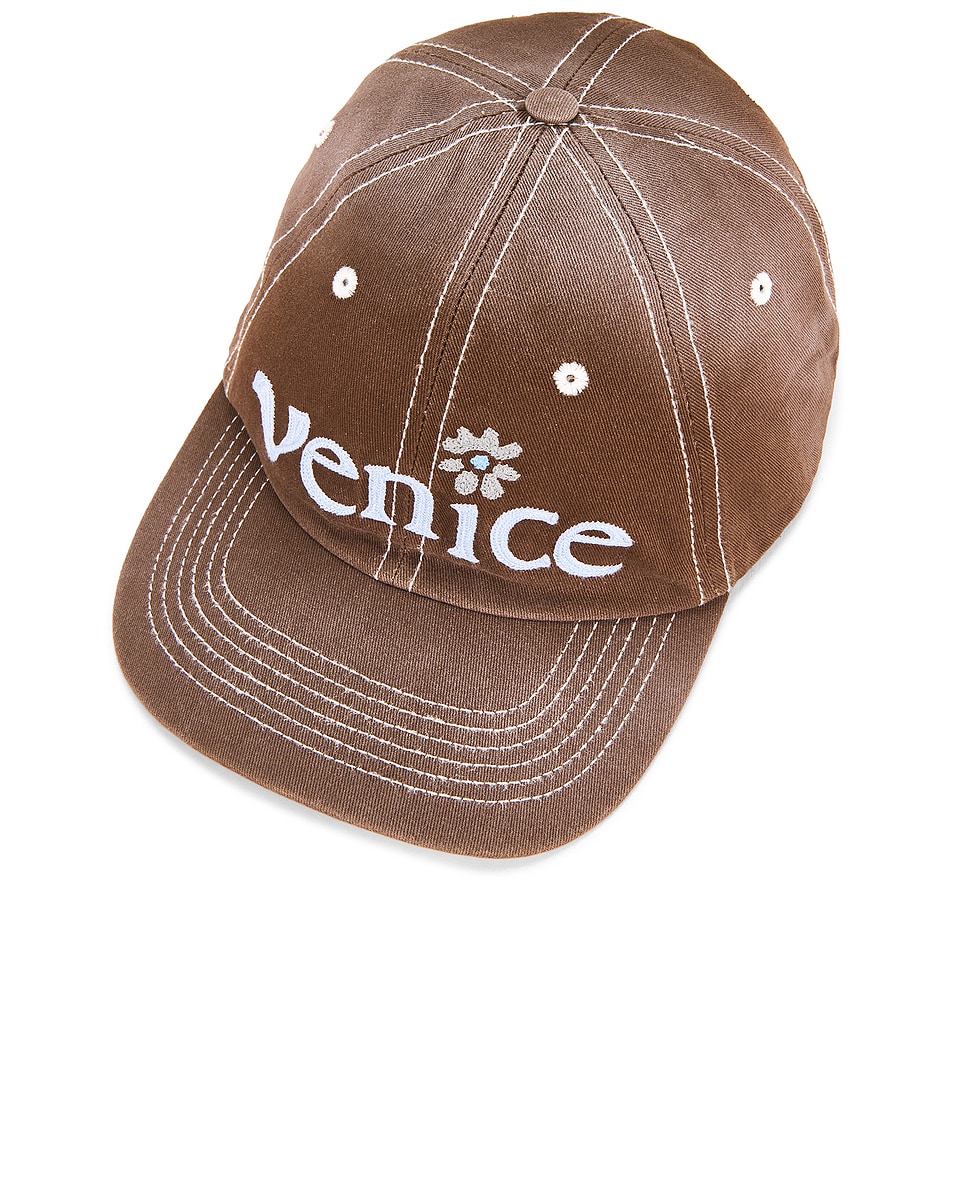 Image 4 of ERL Venice Cap Woven in Brown