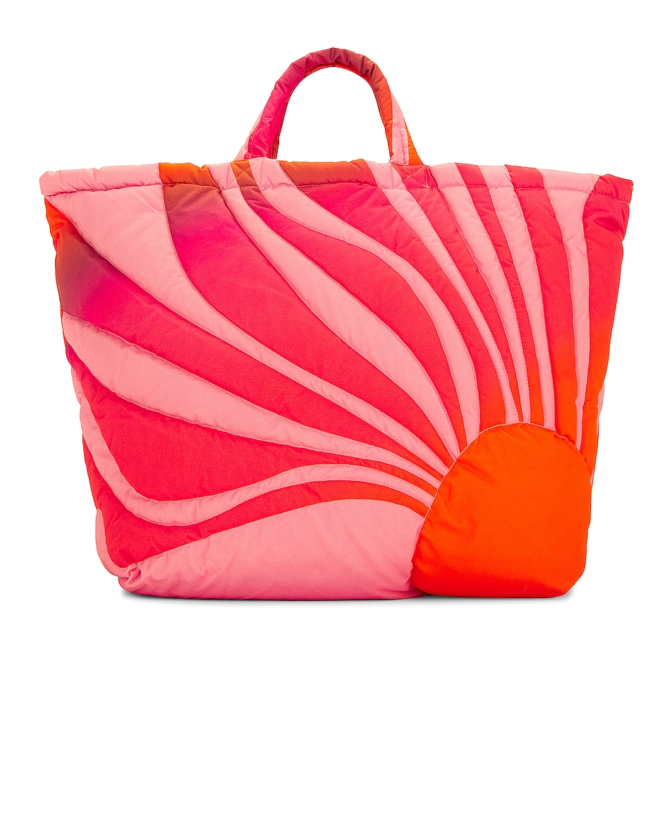 Image 1 of ERL Sunset Puffer Bag in Pink