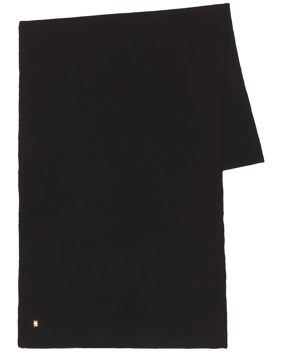 Image 1 of Eterne Luca Cashmere Scarf in Black