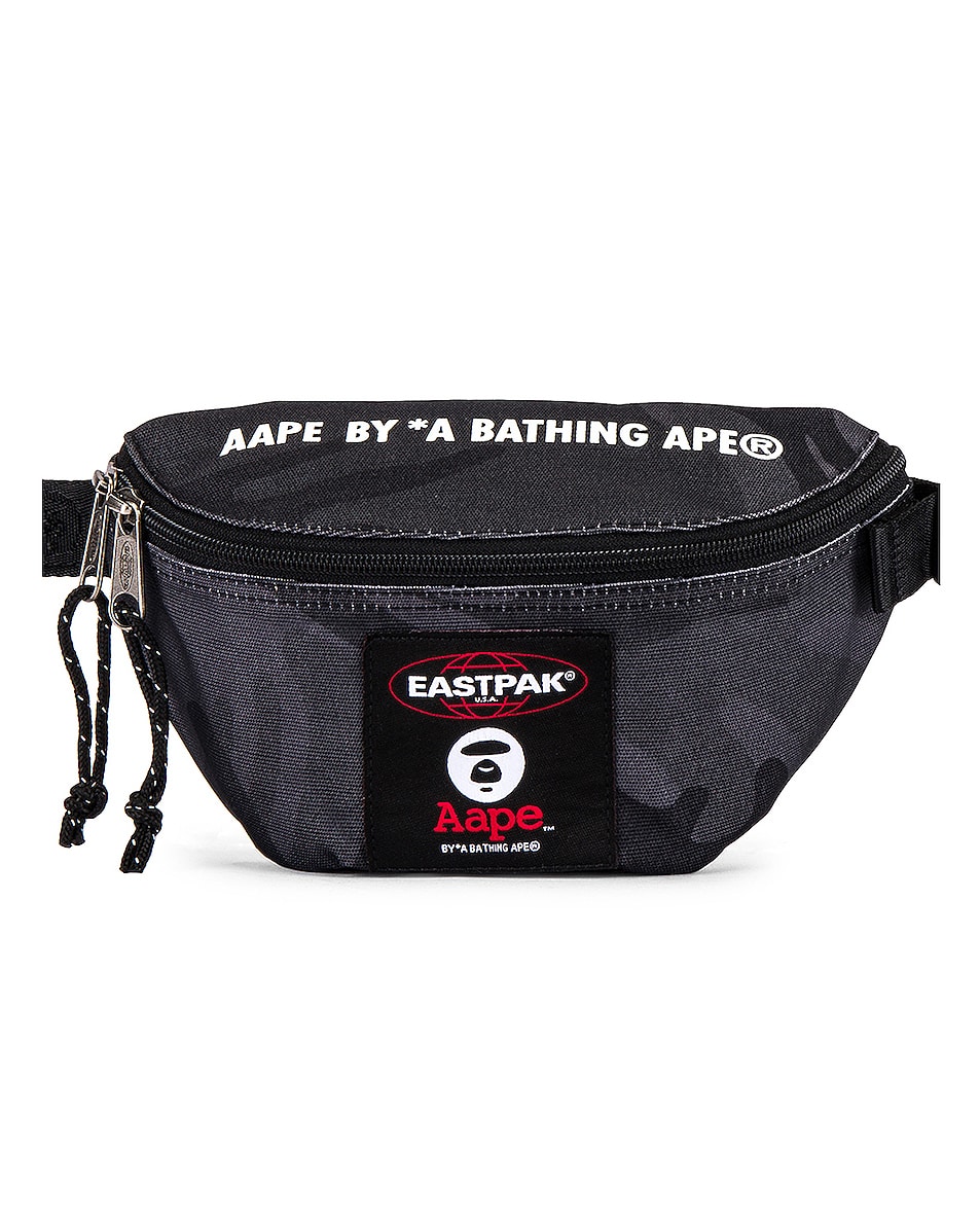 Image 1 of Eastpak x AAPE Springer Mini Bag in Aape Black Camo
