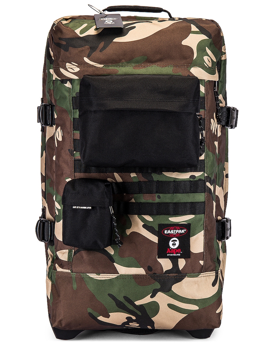 Image 1 of Eastpak x AAPE Transverz M Luggage in Aape Camo
