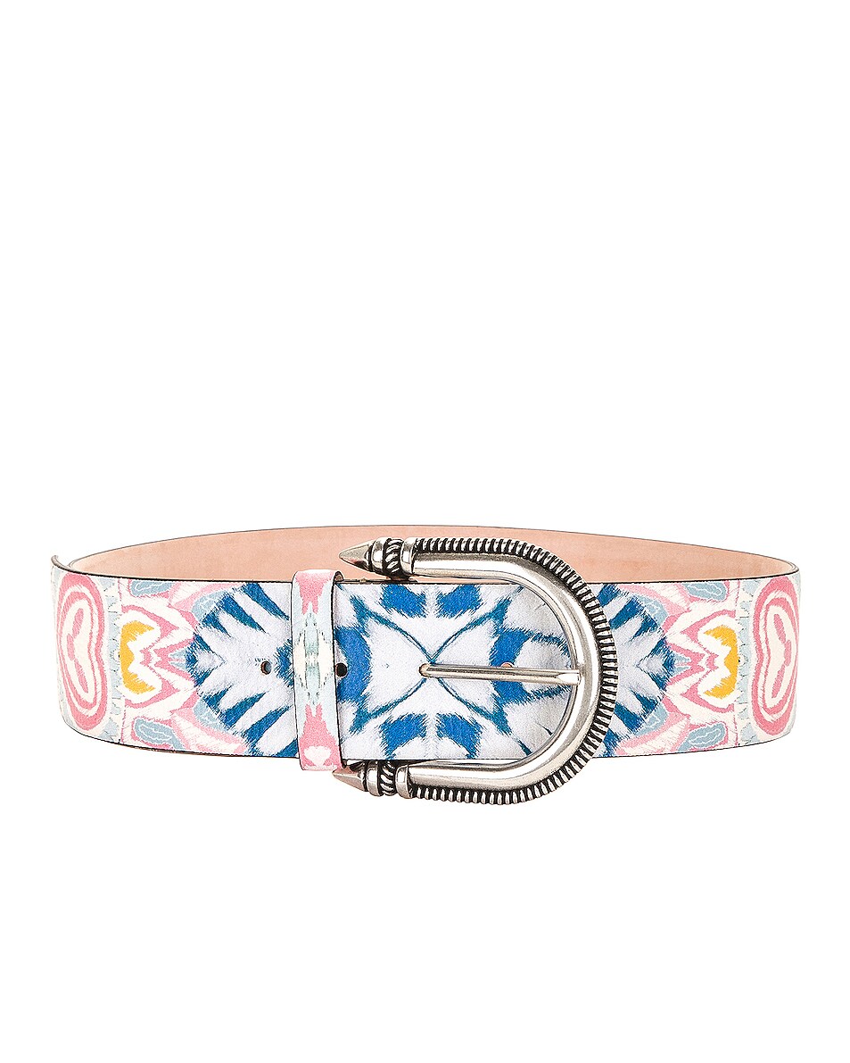 Image 1 of Etro Leather Belt in Multicolor