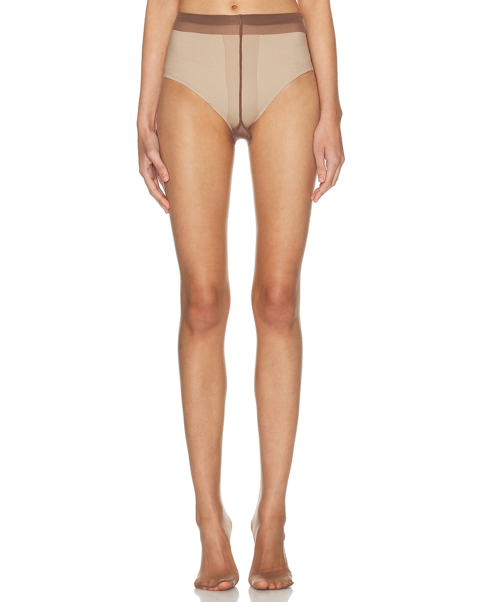 Image 1 of FALKE Shelina 12 Ultra Transparent Shimmer Tights in Espresso