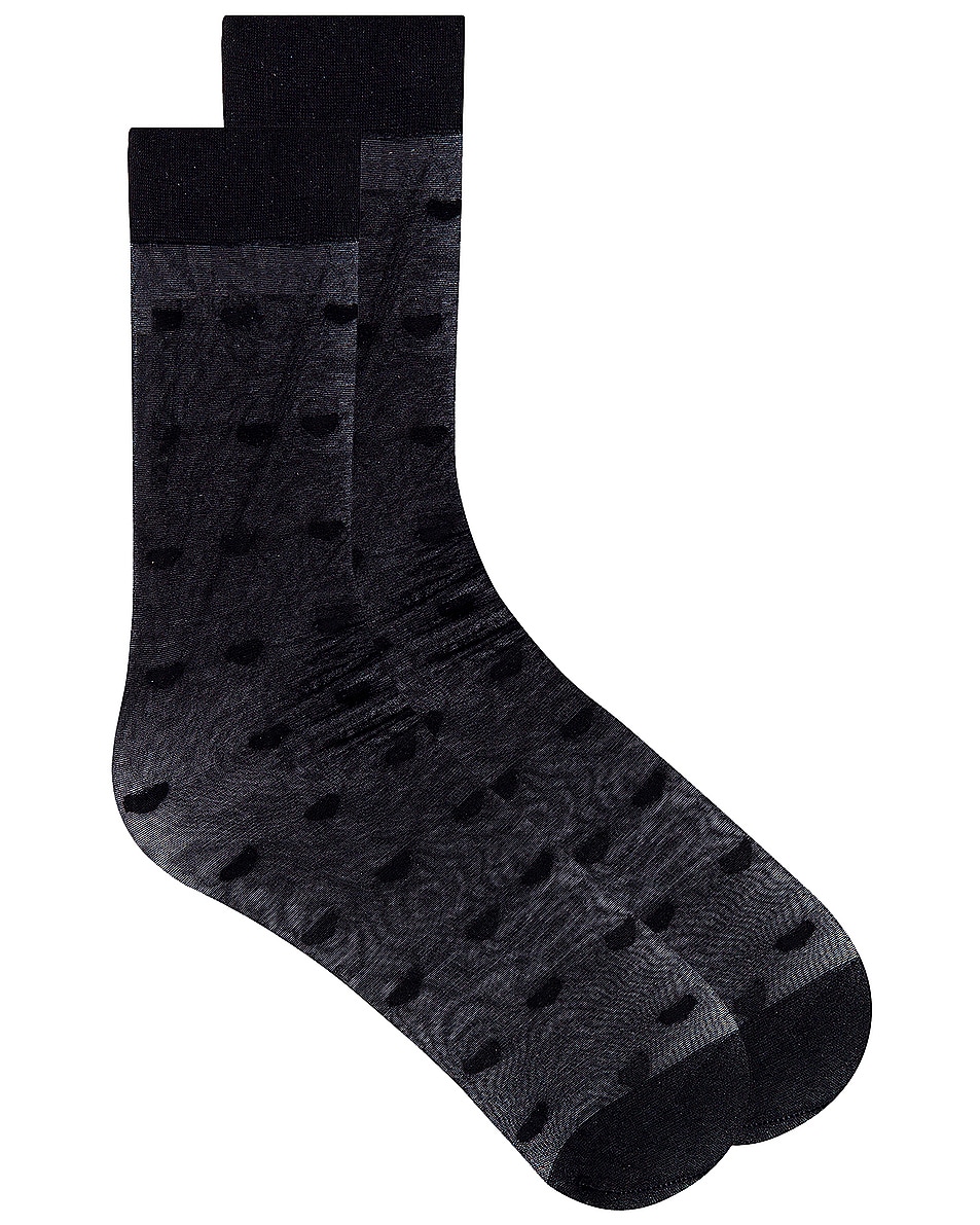 Image 1 of FALKE Dot Sock in Black